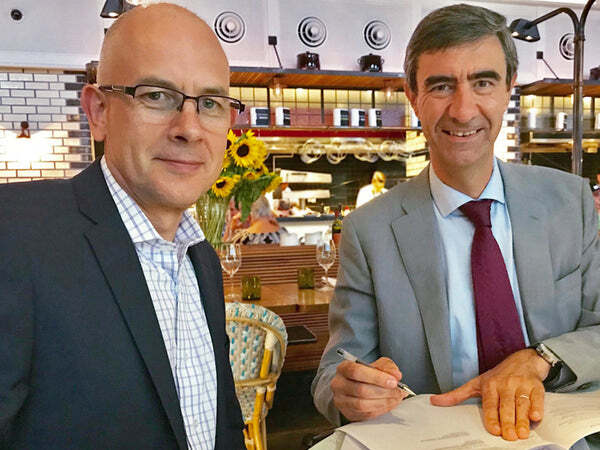 Trajan Scientific and Medical CEO Stephen Tomisich, and Trajan Nutrition CEO Marco Baccanti